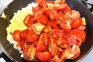 トマトパスタ手順2