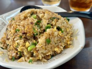 古米を美味しく：チャーハン