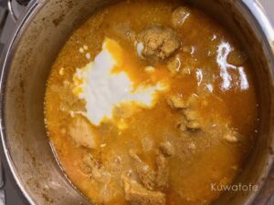 最後に追い○○でチキンカレーをがもったり