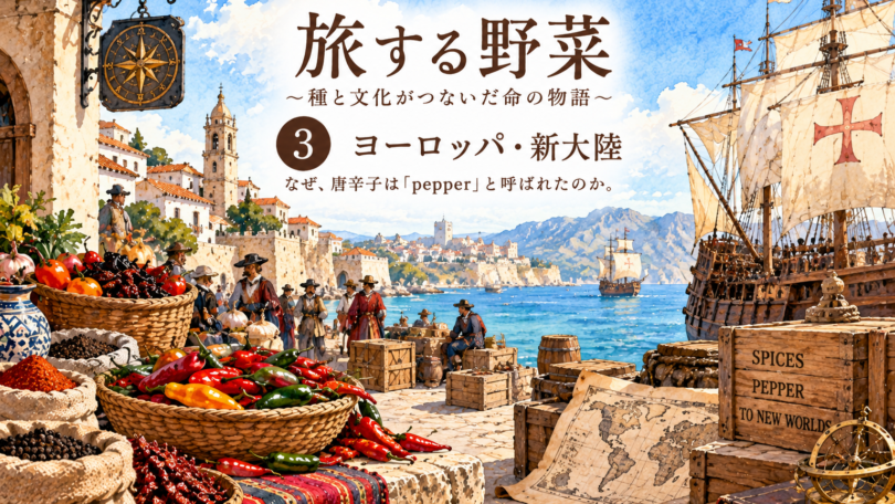 旅する野菜_唐辛子_ヨーロッパ